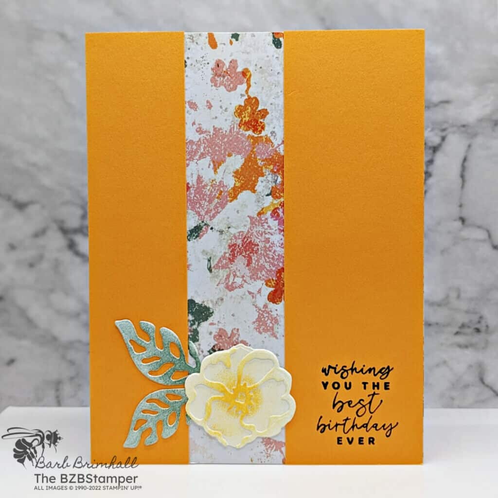 121722 stampin up seasons of chic floral birthday