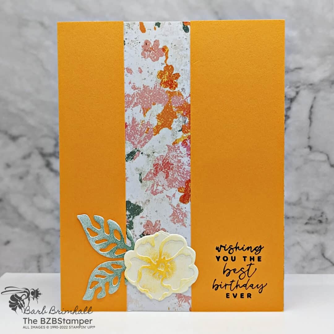 Handmade Floral Birthday Card