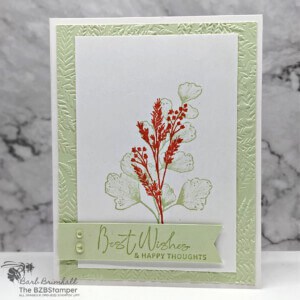 122722 stampin up natures prints happy thougyts