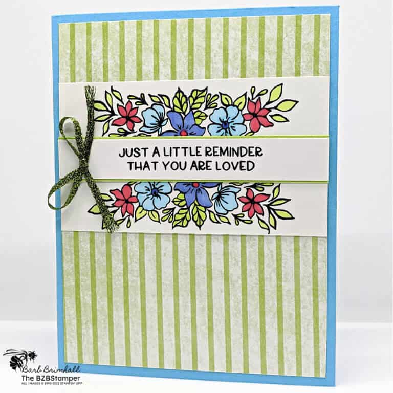 Bright and Cheery Handmade Floral Card