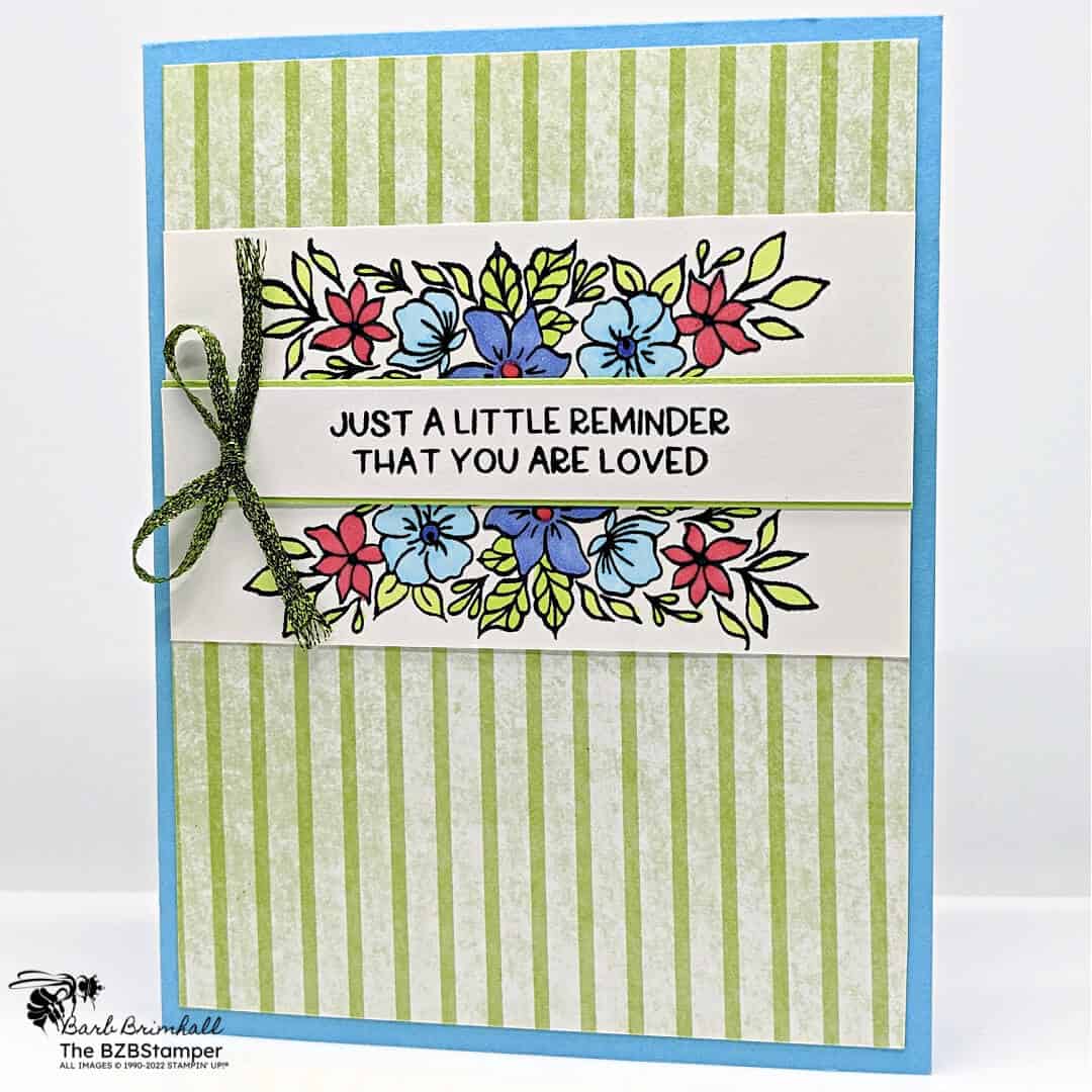 Bright and Cheery Handmade Floral Card