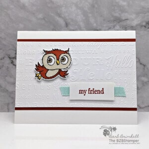 010623 stampin up adorable owls hello friend