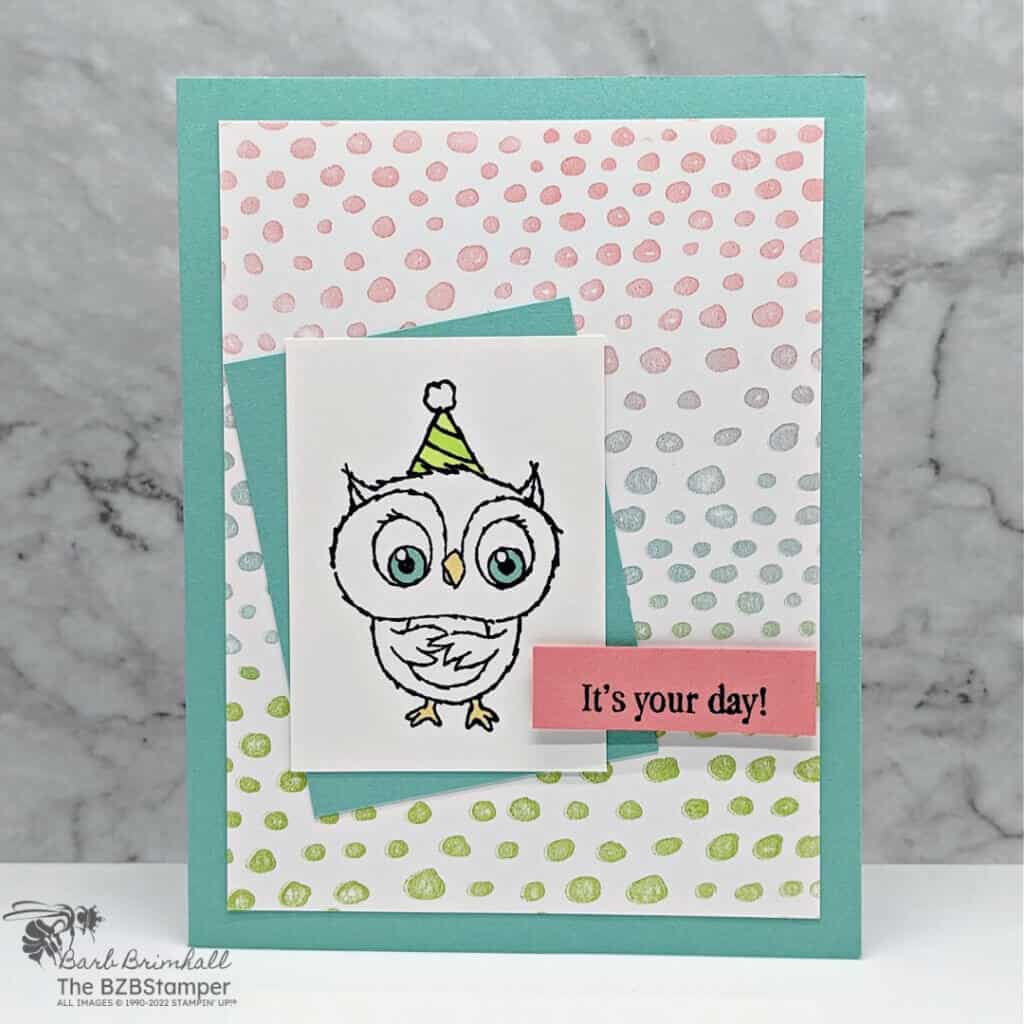 011223 stampin up adorable owls happy birthday