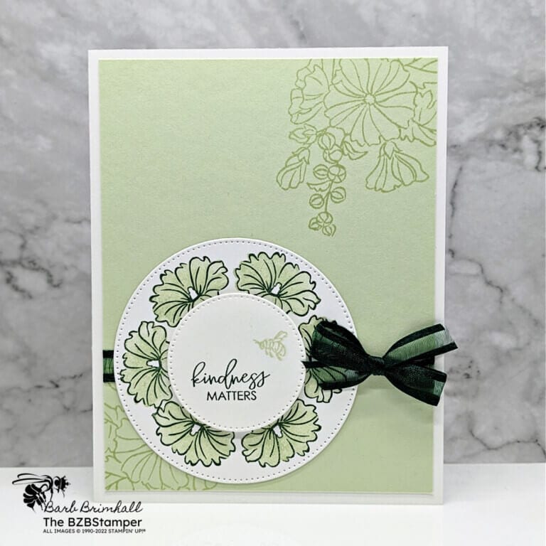 Sale-A-Bration Handmade Floral Card