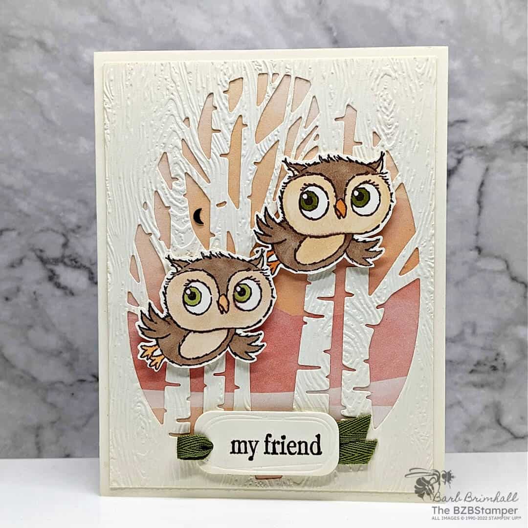 Trendy Handmade Card For A Friend