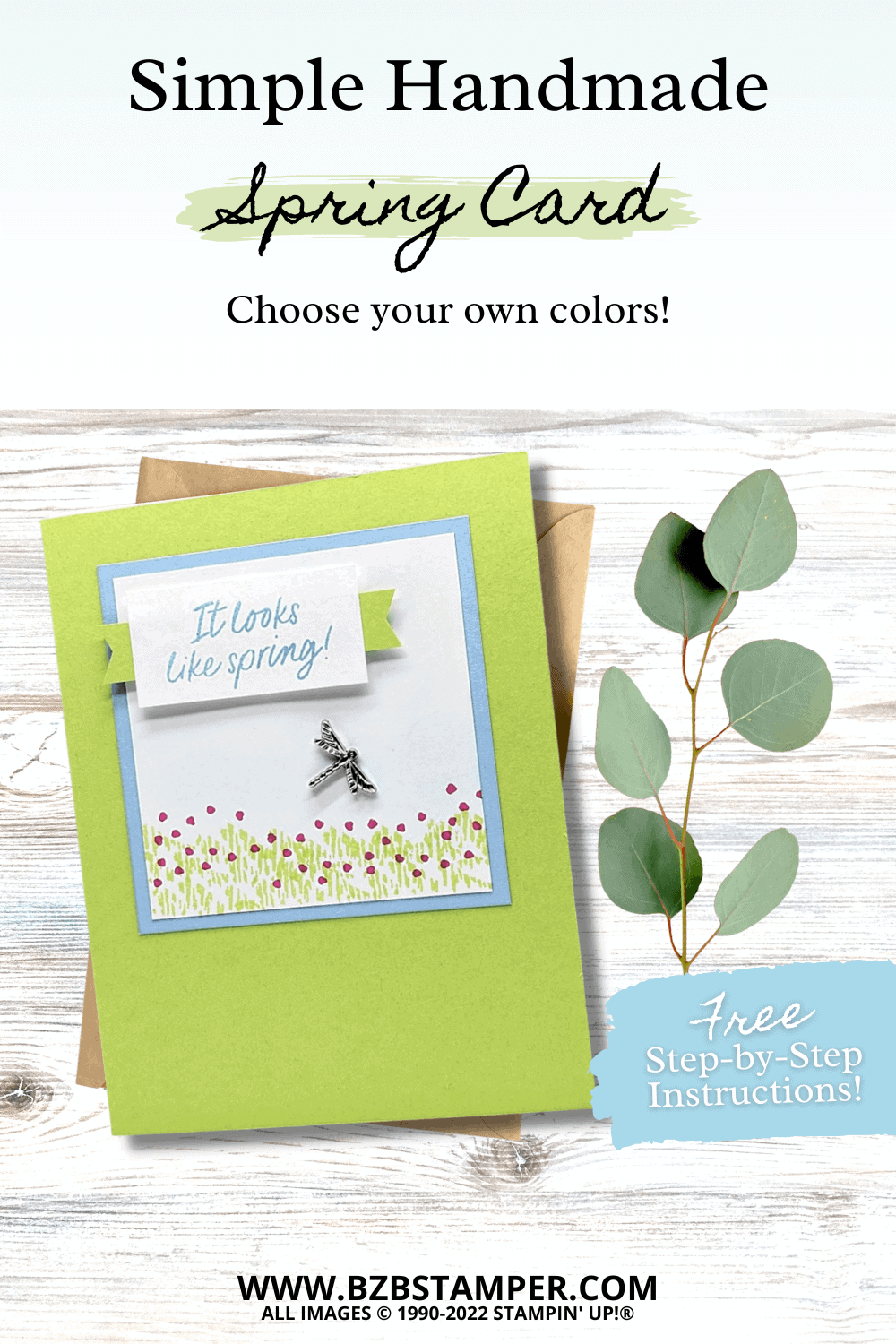Handmade Spring Card | Barb Brimhall, The BZBStamper