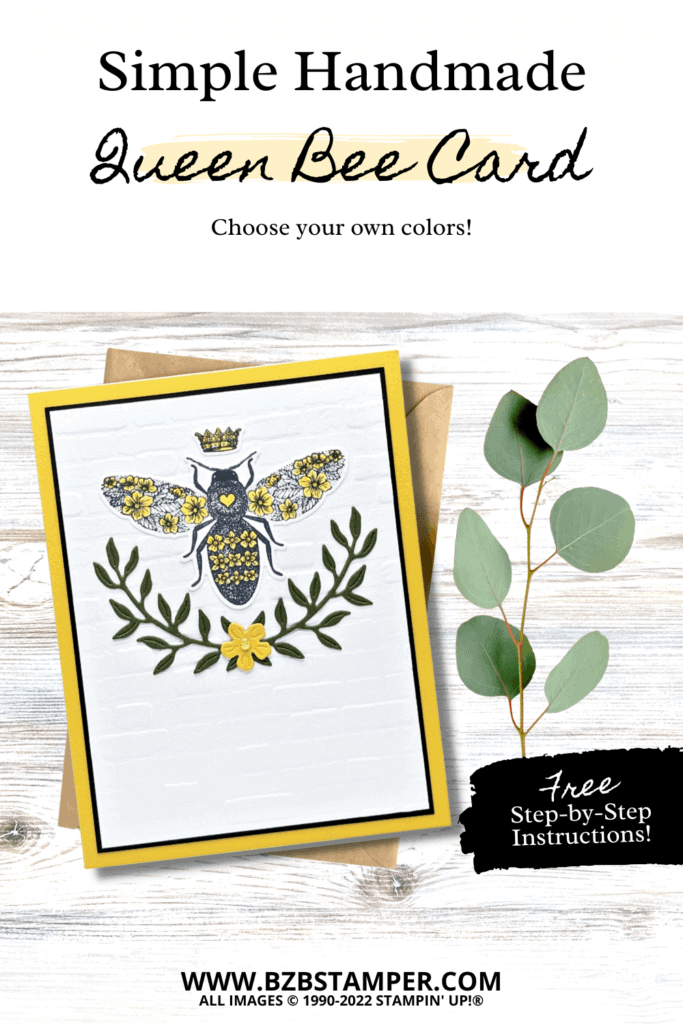 022523 stampin up queen bee pin2
