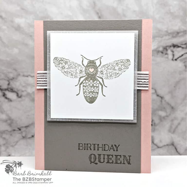 Elegant Queen Bee Birthday Card