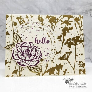 032123 stampin up irresistible blooms gold