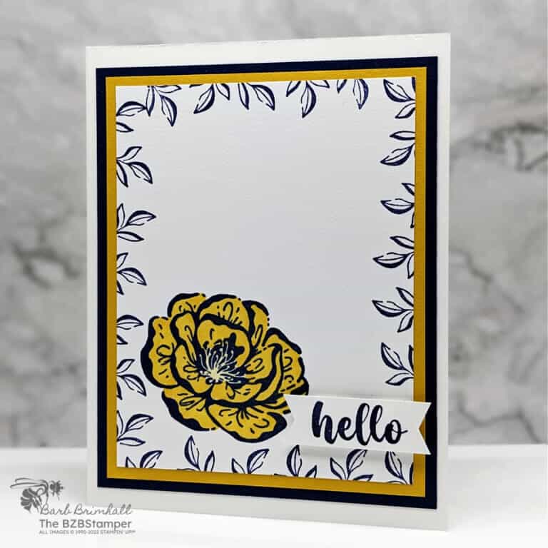 Quick and Easy DIY Floral Card