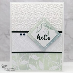 032723 stampin up Irresistible blooms hello