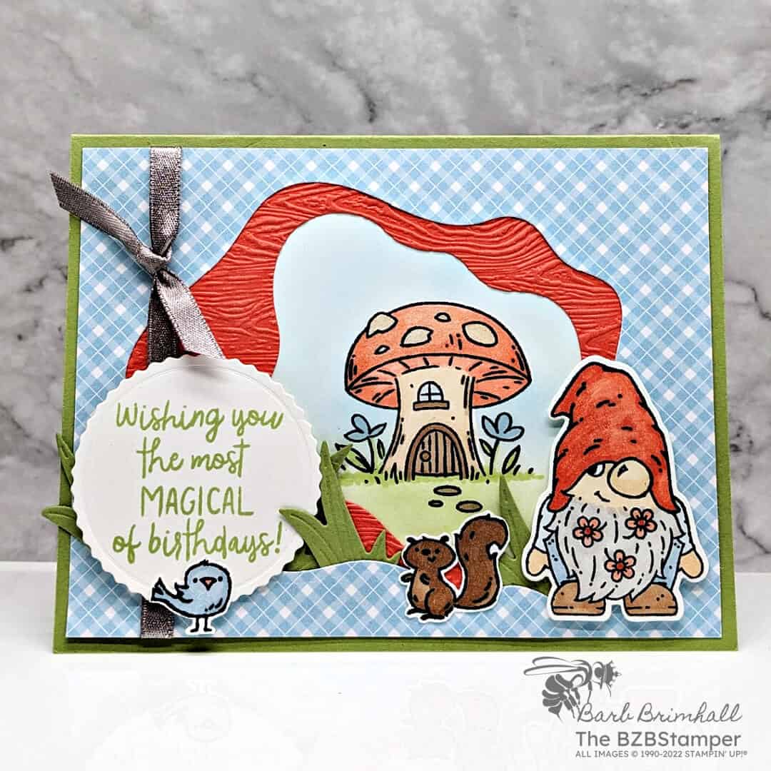 Birthday Card using the Friendly Gnomes Bundle