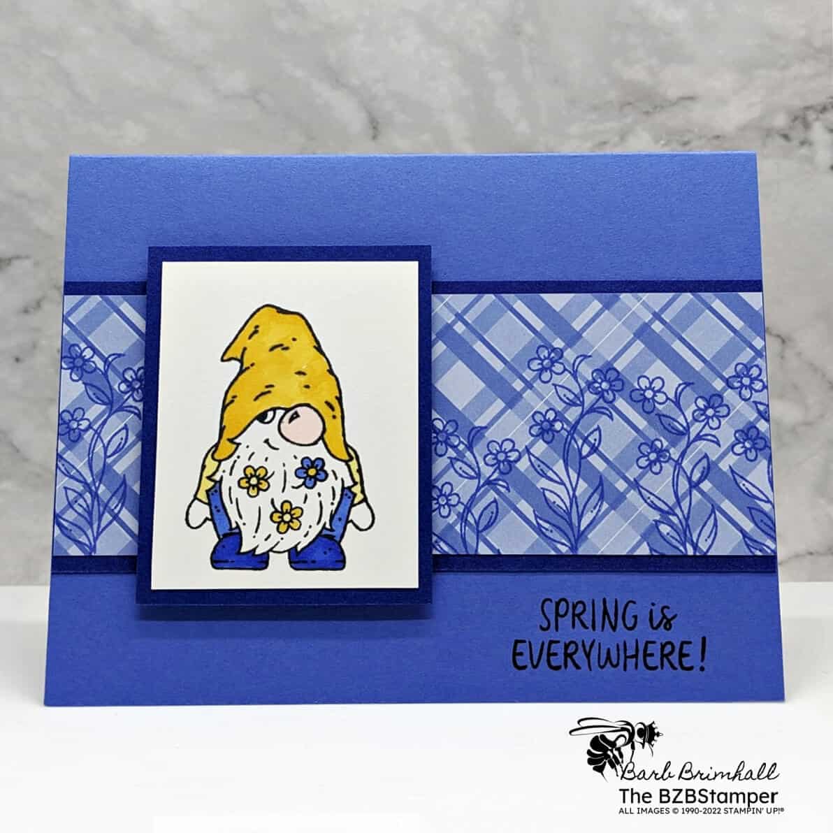 Spring Greetings with a Simple Handmade Gnome Card
