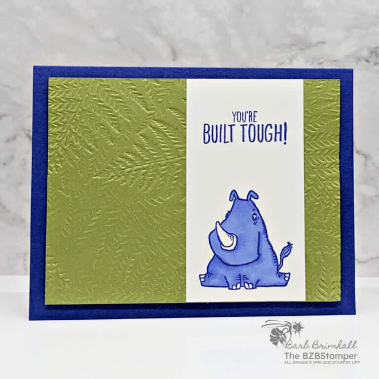 Rhino-Themed Thinking of You Card