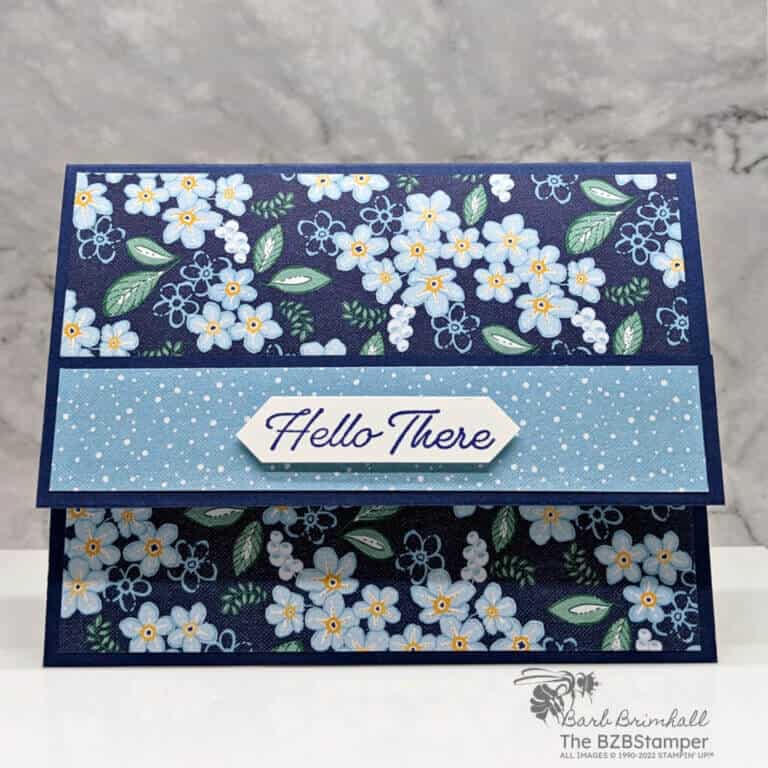 DIY Handmade Card with an Easy Fun Fold Design