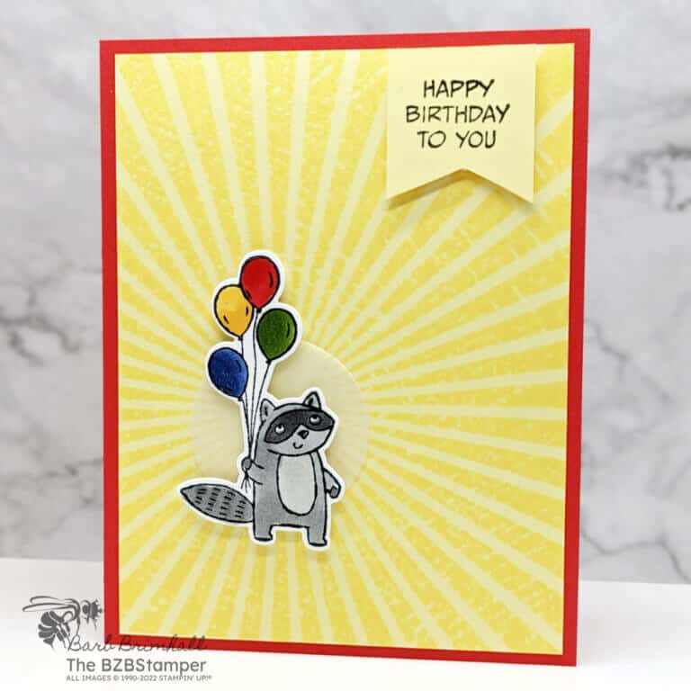 Quick And Easy Zany Zoo Birthday Card | Barb Brimhall, The BZBStamper