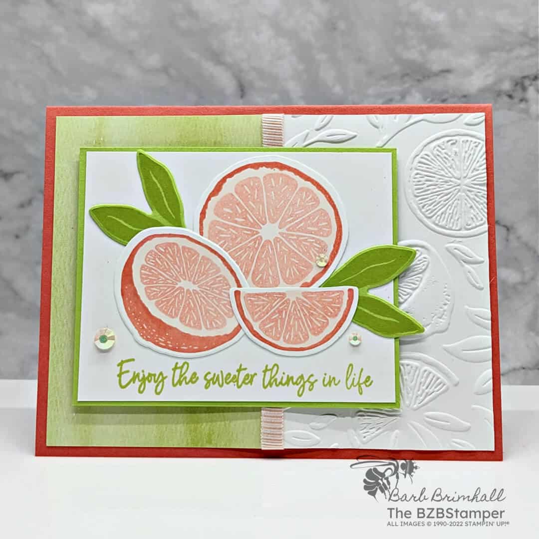 Slice Up Fun with the Sweet Citrus Stamp Set