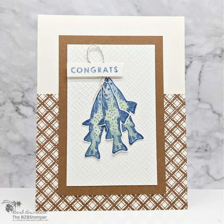 Gone Fishing Congratulations Card