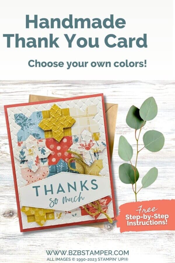 Kindest Expressions Thank You Card - Barb Brimhall, The BZBStamper