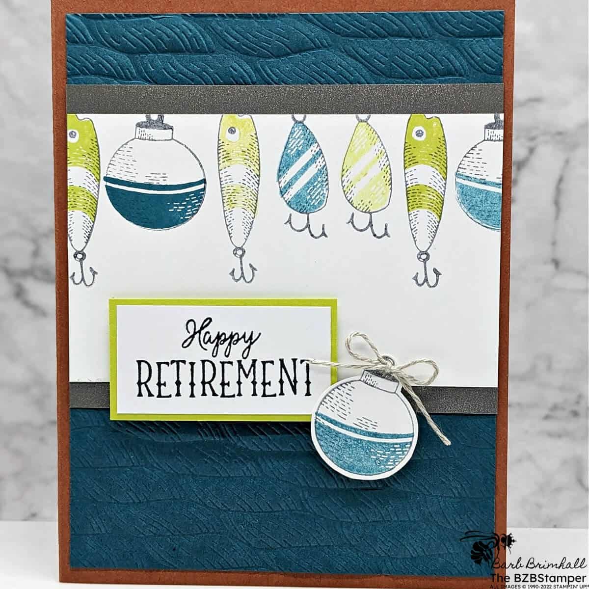 Handmade Card Idea Featuring Gone Fishing Stamp Set