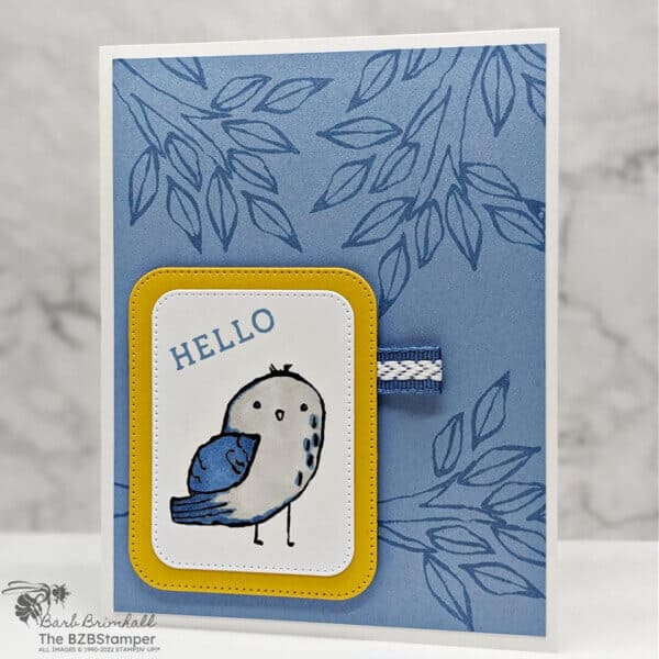 Craft Beautiful Hello Cards With Birds Eye View Stamp Set Barb