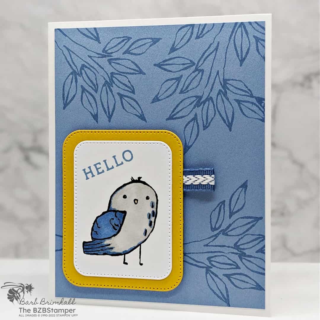Craft Beautiful Hello Cards with Birds Eye View Stamp Set