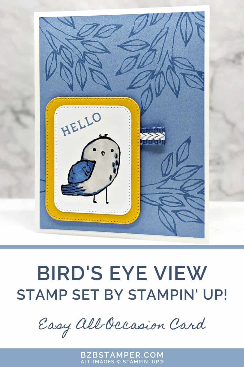 Craft Beautiful Hello Cards With Birds Eye View Stamp Set Barb