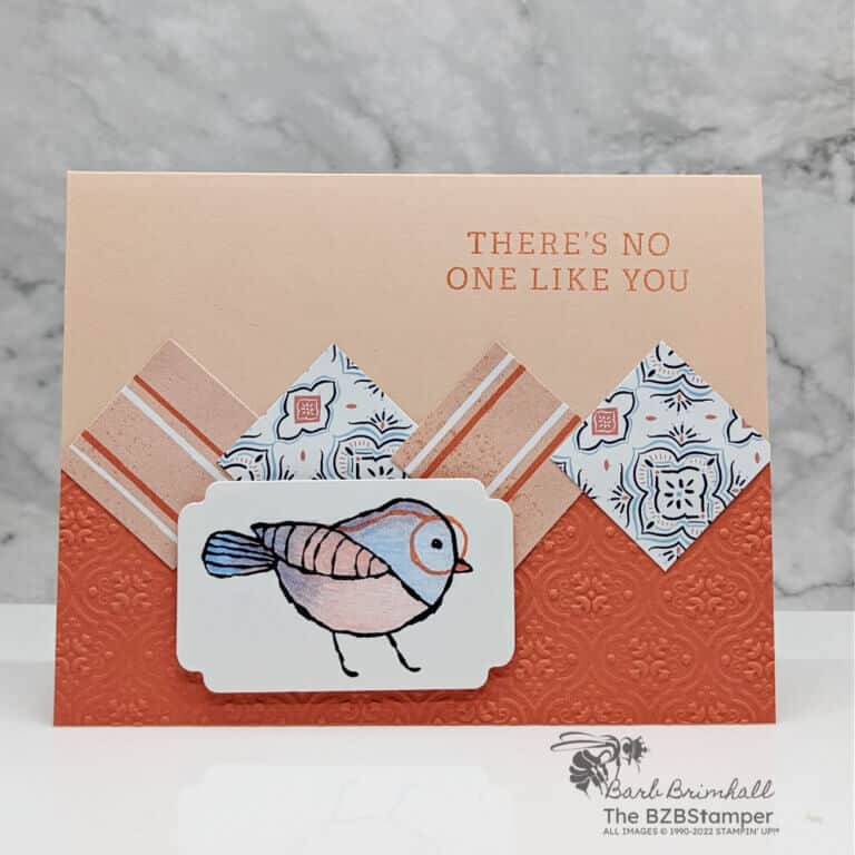 Birds Eye View Handmade Card Tutorial