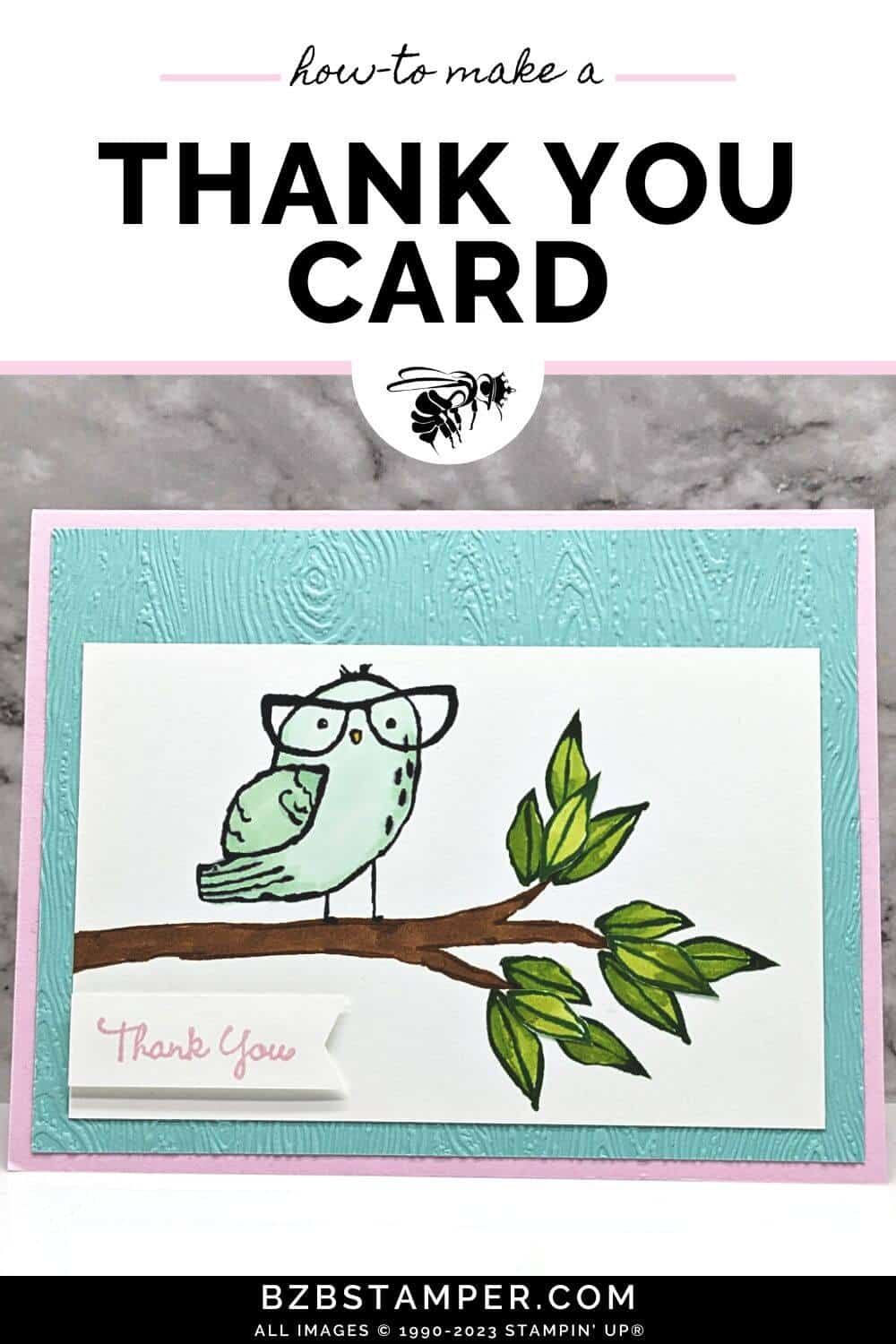 Handmade Card Idea using the Birds Eye View Stamp Set - Barb Brimhall ...