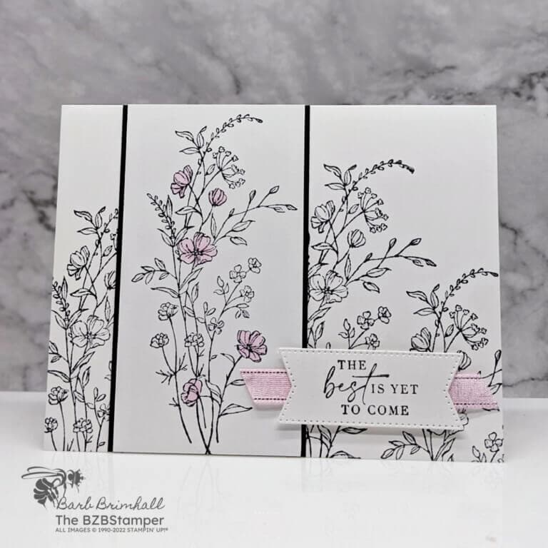 Simple Handmade Card using the Dainty Delight Stamp Set