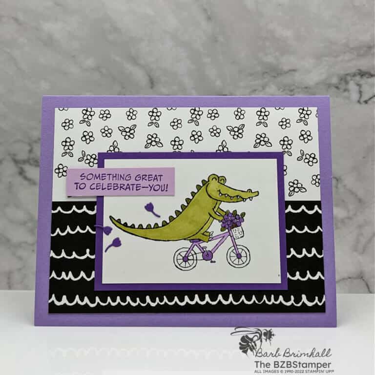 Quick and Easy Zany Zoo Birthday Card
