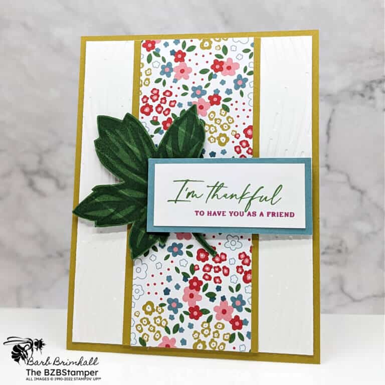 Versatile Autumn Leaves Thank You Card