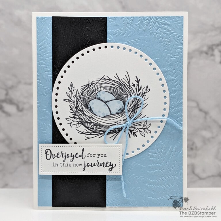 Baby Card using the Everyday Details Stamp Set