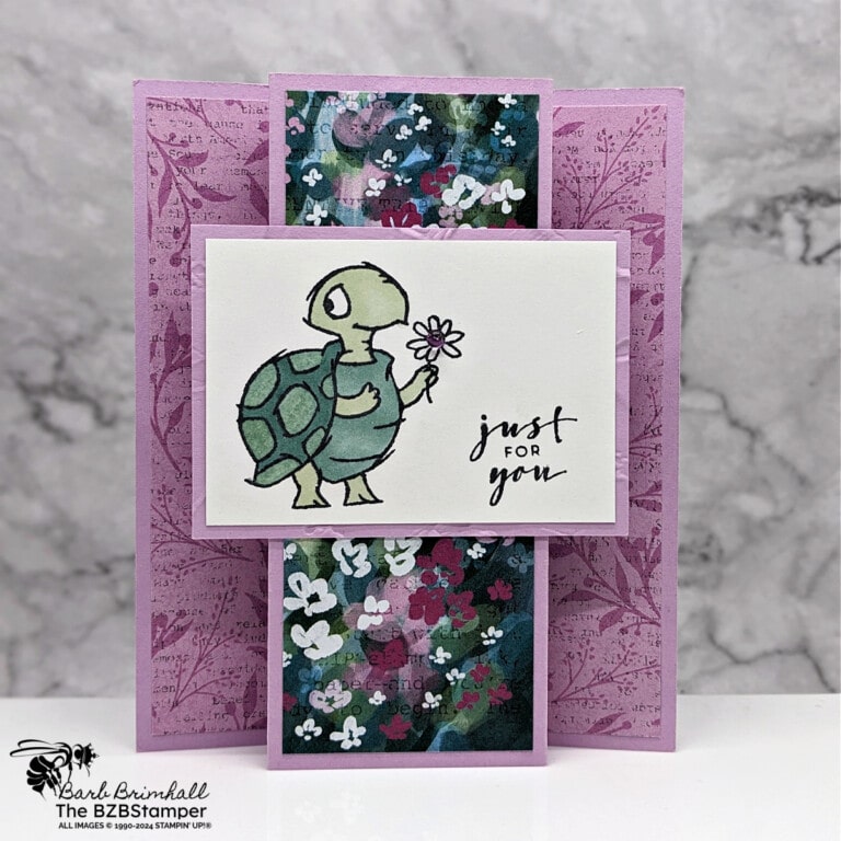 Fun Fold Tutorial Using the Playing in the Rain Stamp Set