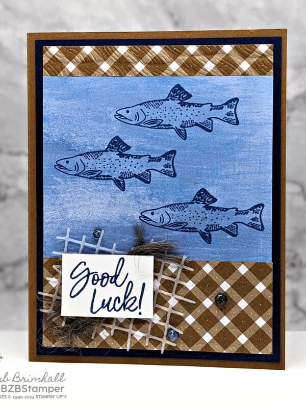 Reel In Joy with the Gone Fishing Stamp Set