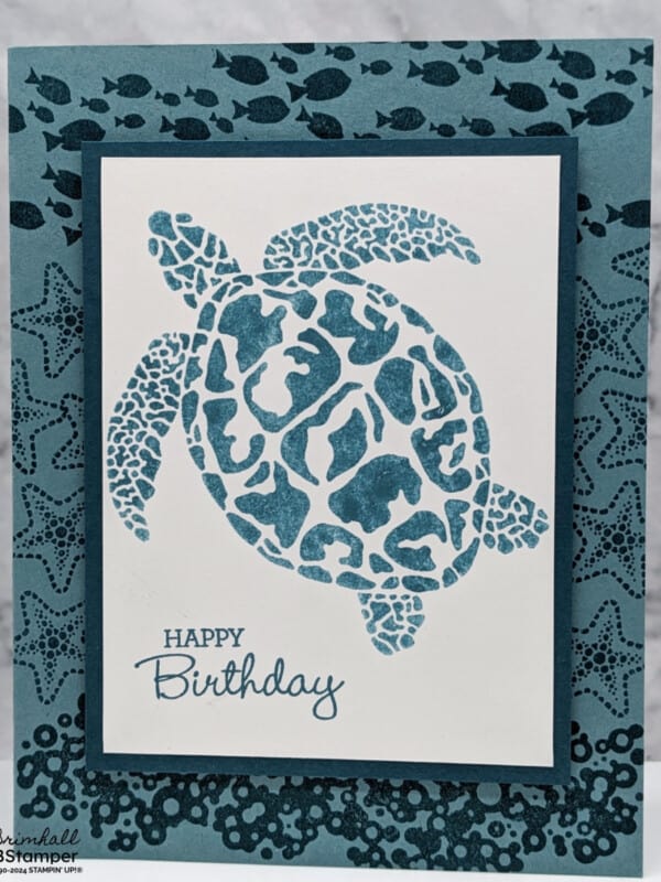 Celebrating Birthdays with the Sea Turtle Stamp Set