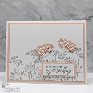 Sympathy Card using the Dainty Delight Stamp Set