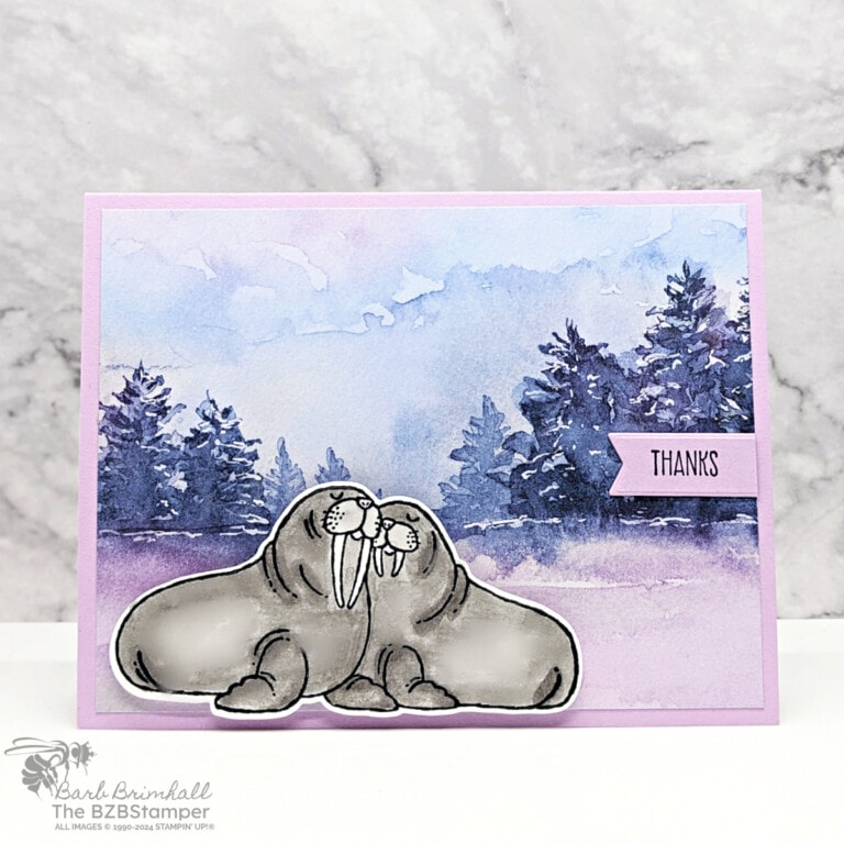 Thank You Card Using The Hearts and Hugs Bundle