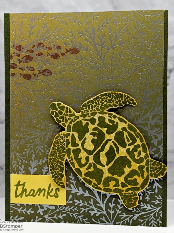 Dive into Crafting with the Sea Turtle Stamp Set