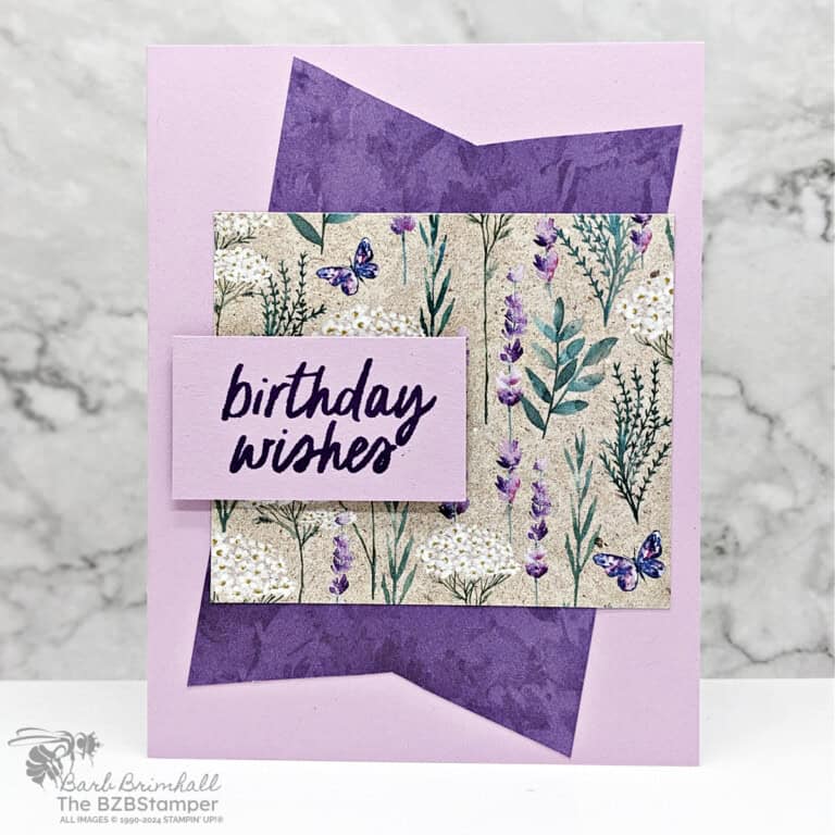 5 Minute Happy Birthday Card Using Card Sketch 5