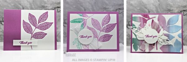 3 Cards using the Changing Leaves Bundle - Barb Brimhall, The BZBStamper