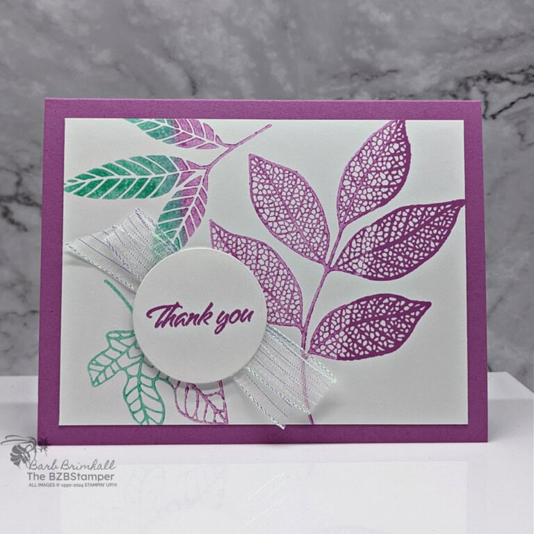 3 Cards using the Changing Leaves Bundle