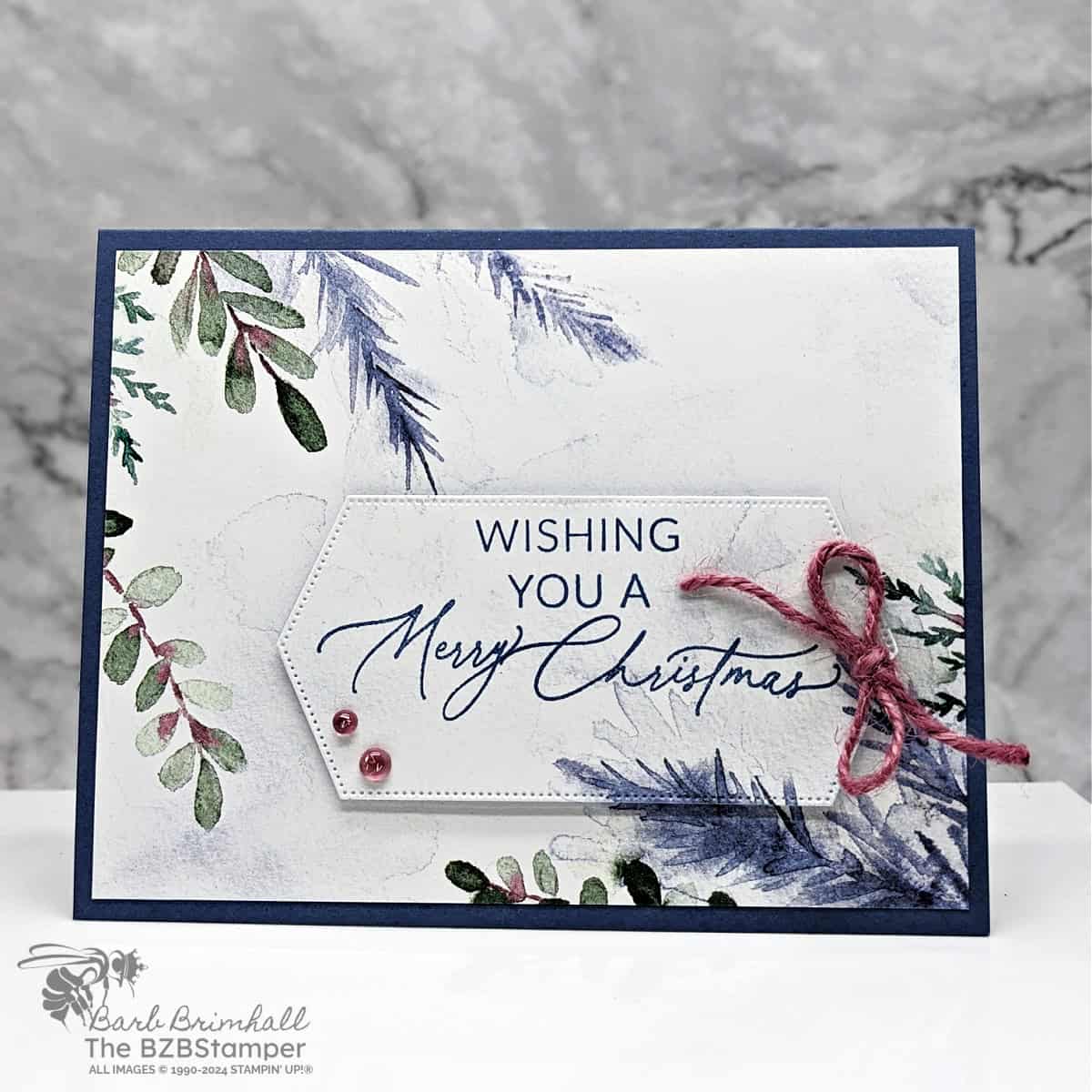 Simple Greetings of the Season Christmas Card