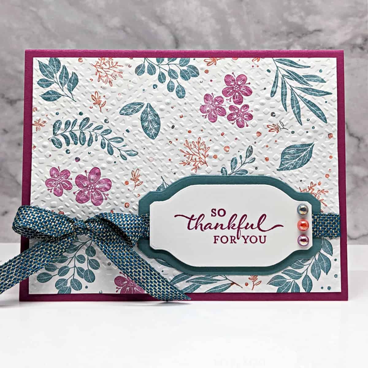 3 Cards using the Botanical Beauty Stamp Set