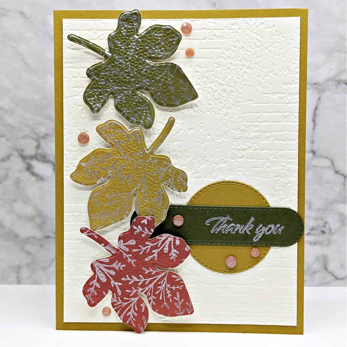 3 Cards using the Changing Leaves Stamp Set - Barb Brimhall, The BZBStamper