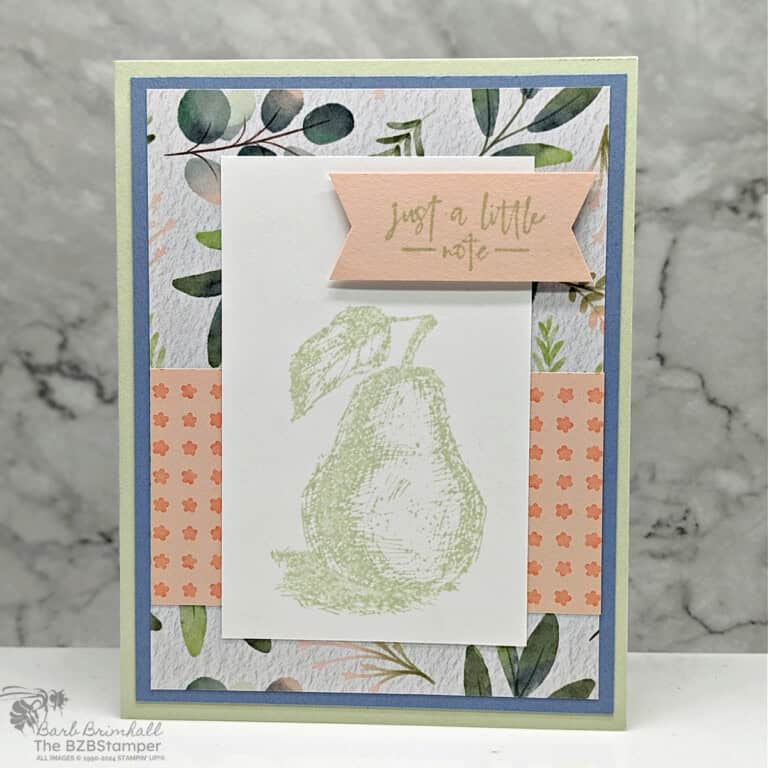 3 Cards using the Penciled Pear Stamp Set 1 3 Cards using the Penciled Pear Stamp Set