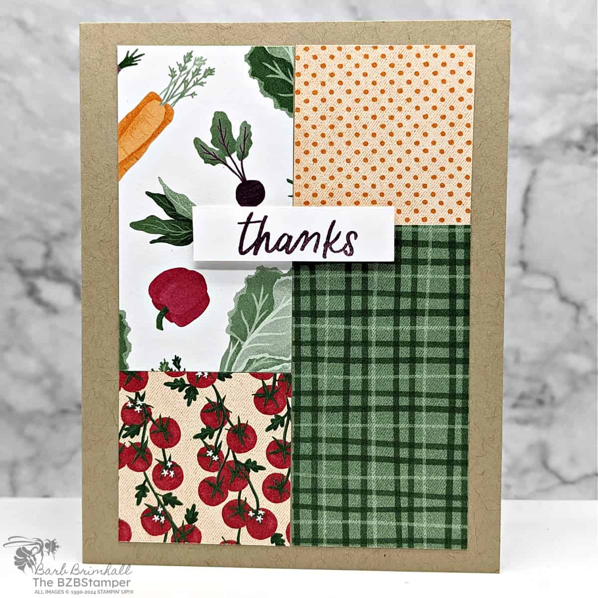 5 Minute Thank You Card Using Card Sketch 11