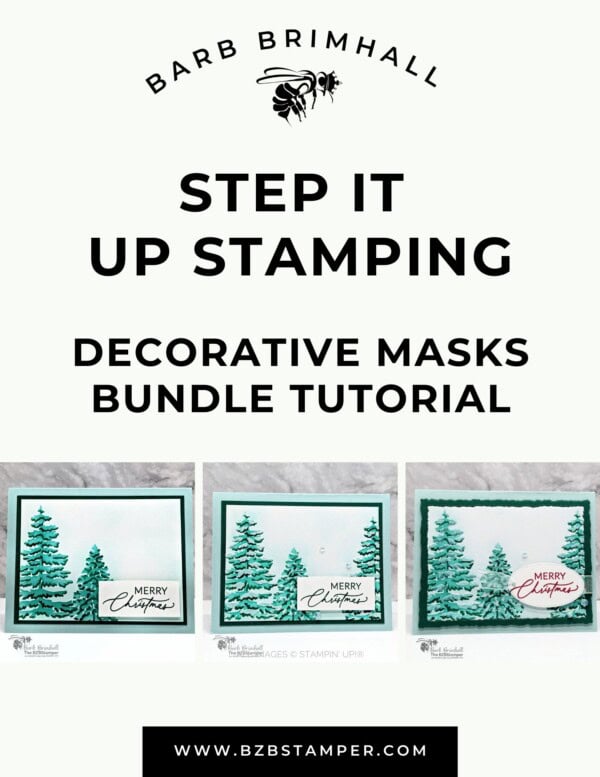 Frosted Forest Decorative Masks Step It Up Stamping