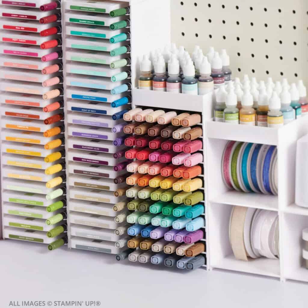 Storage for Stampin' Blends Markers.   Explore tips, techniques, and inspiration for using Stampin' Up! alcohol markers to elevate your crafting.
