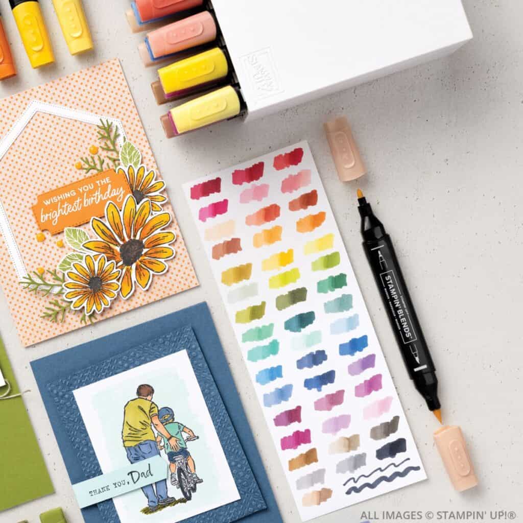 Unlock the Magic of Stampin' Blends Markers.   Explore tips, techniques, and inspiration for using Stampin' Up! alcohol markers to elevate your crafting.
